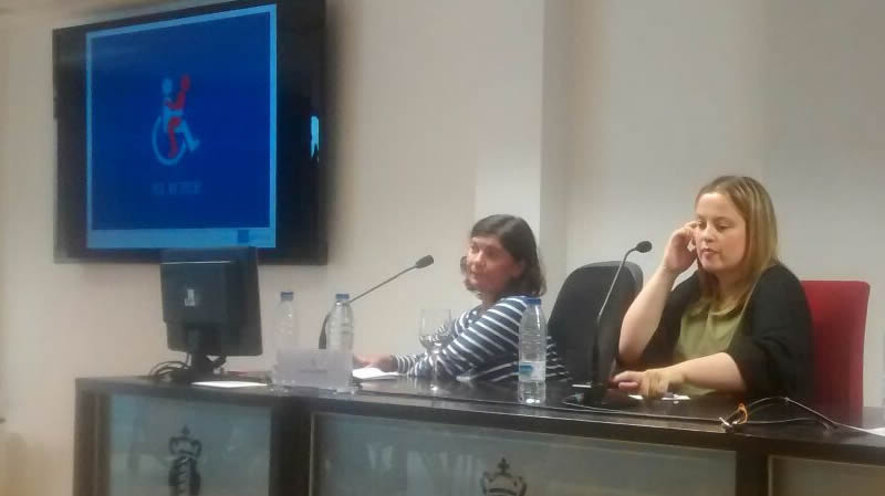 Anxela López Leiceaga durante a súa intervención na Xornada sobre saúde e sexualidade